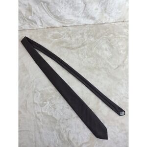 Mark of California Mens Vintage Polka Dot Tie Brown White Polyester Made in‎ USA